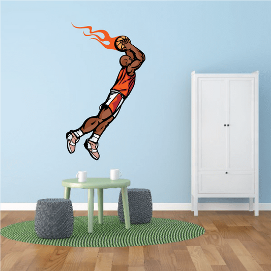 Image of Basketball Wall Decal - Vinyl Sticker - Car Sticker - Die Cut Sticker - CDScolor187