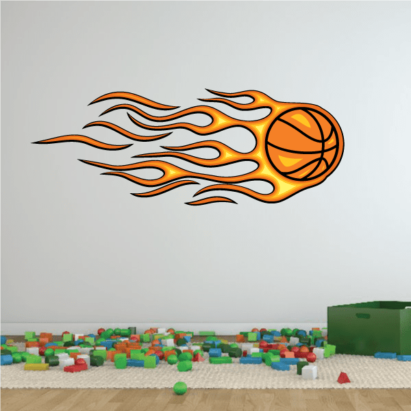 Image of Basketball Wall Decal - Vinyl Sticker - Car Sticker - Die Cut Sticker - CDScolor188