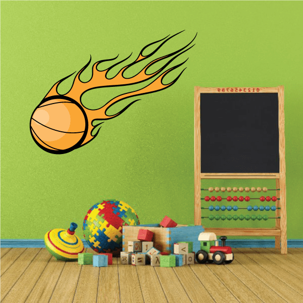 Image of Basketball Wall Decal - Vinyl Sticker - Car Sticker - Die Cut Sticker - CDScolor190