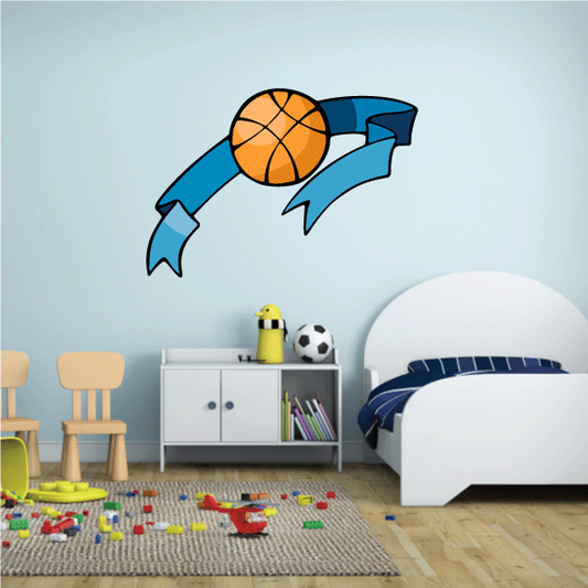 Image of Basketball Wall Decal - Vinyl Sticker - Car Sticker - Die Cut Sticker - CDScolor201