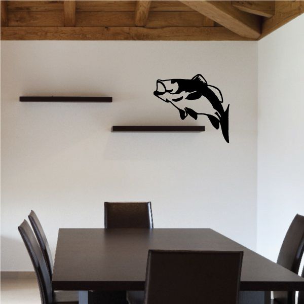 Image of Bass Fish Decal