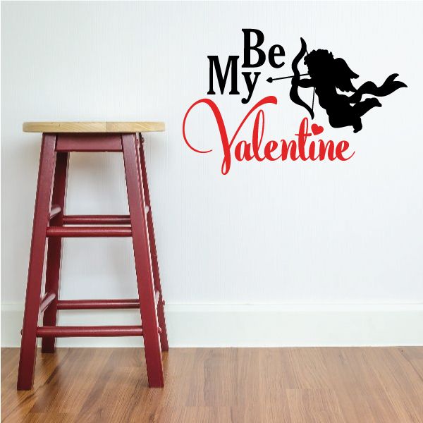 Image of Be My Valentine Cupid Decal