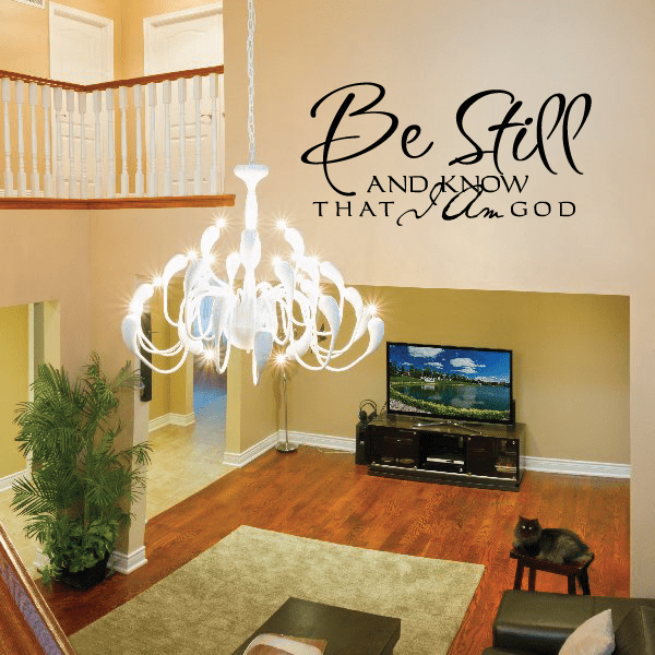 Image of Be still and know that I am god Decal