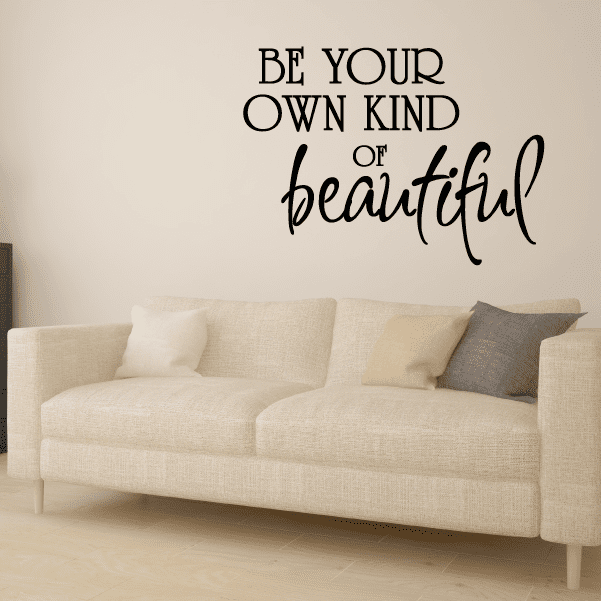 Image of Inspirational Beauty Quotes Wall Decal - CT050BeyourVII7