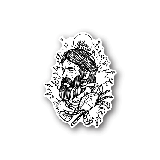 Image of Bearded Sailor Sticker