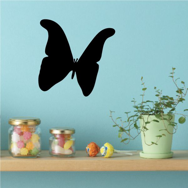 Image of Beautiful Butterfly Silhoutte Decal