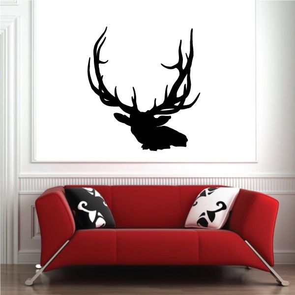 Image of Beautiful Horns Elk Decal