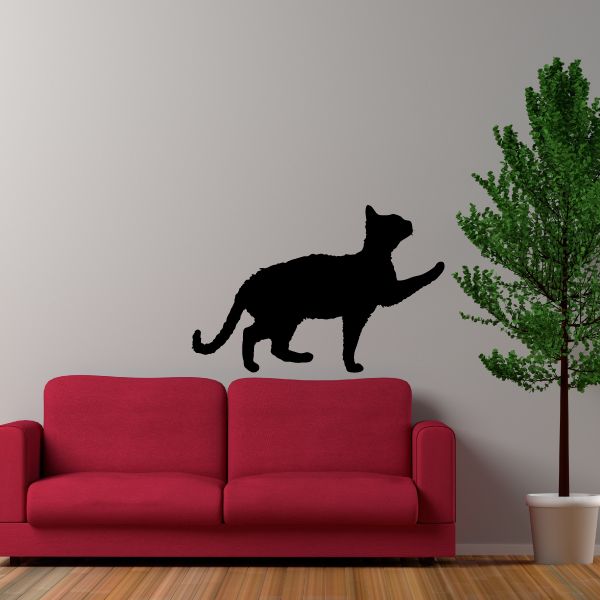 Image of Begging Cat Decal