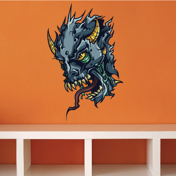 Image of Behemoth Monster Head Sticker