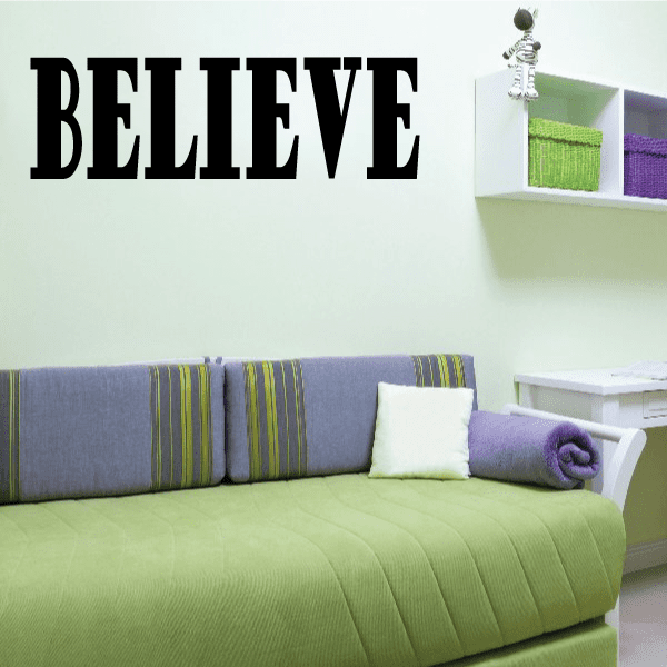 Image of Believe Quote Decal