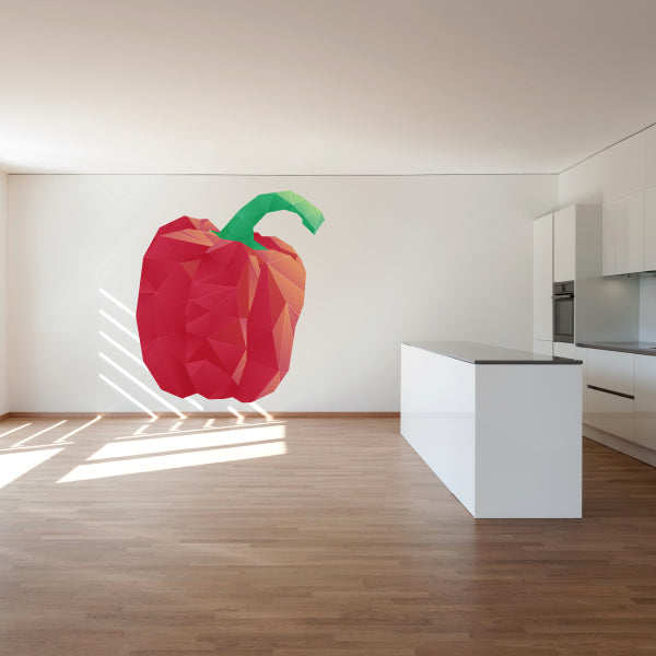 Image of Bell Pepper Wall Decal - Vinyl Decal - Car Decal - Idcolor016
