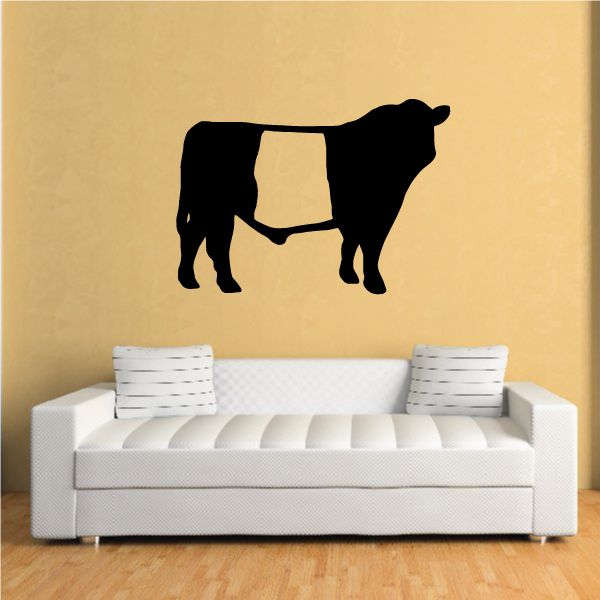 Image of Belted Cow Cattle Decal