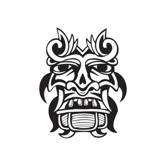 Image of Big Chin Tiki Decal