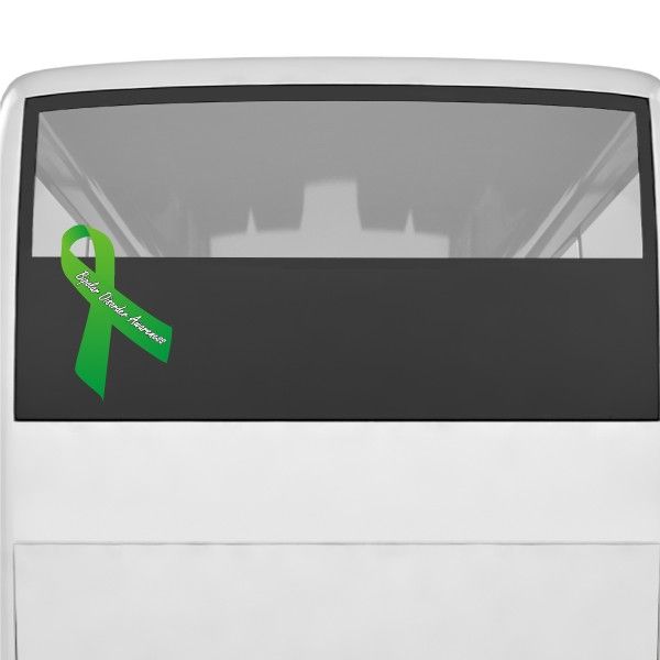 Image of Bipolar Disorder Awareness Ribbon Vinyl Sticker