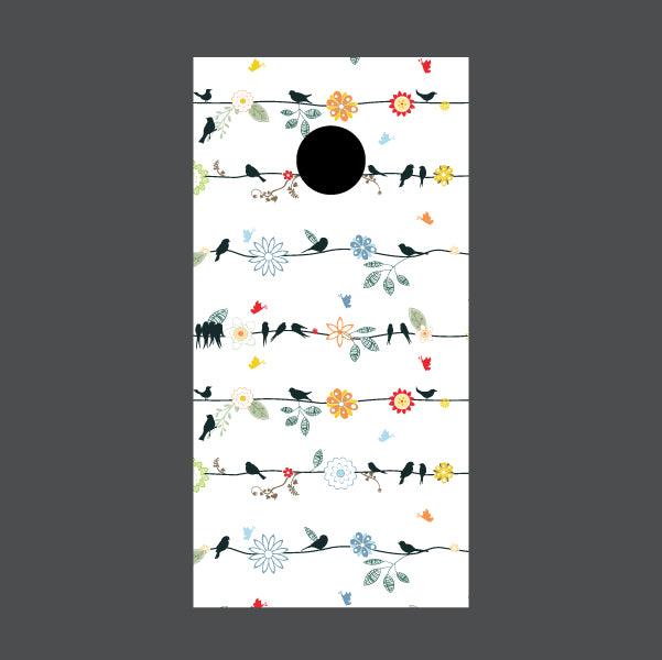 Image of Bird Cornhole Board Wraps