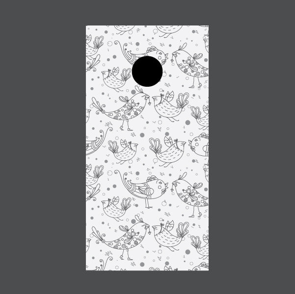 Image of Bird Cornhole Board Wraps