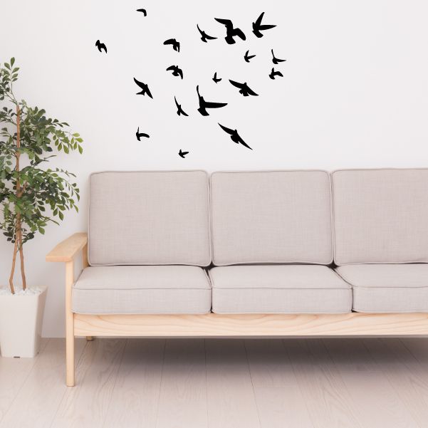 Image of Bird Flock Assembly Decal