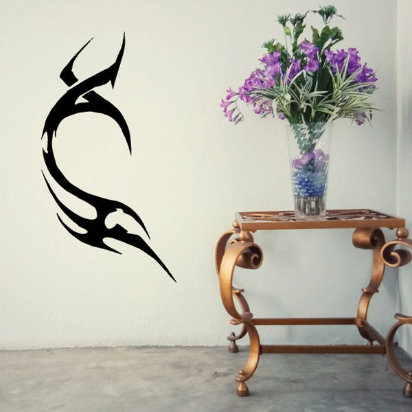 Black bird wall decal vinyl sticker