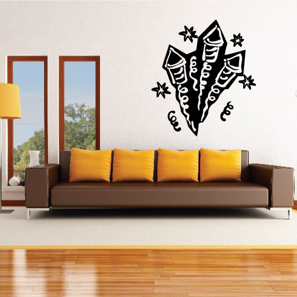 Image of Birthday Fireworks Flying Decal