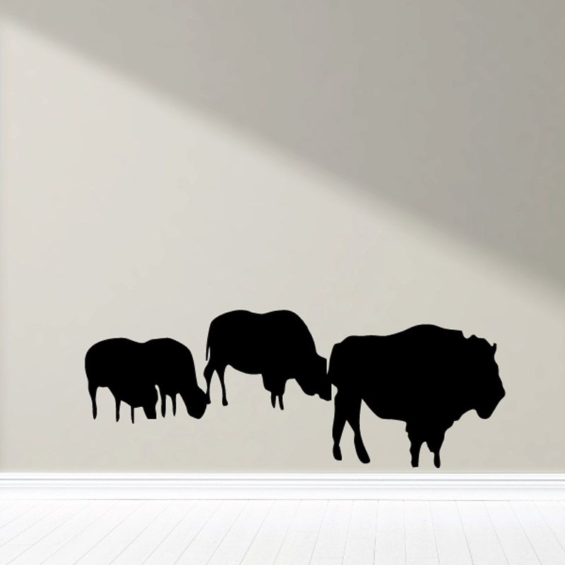 Image of Bison Herd Decal