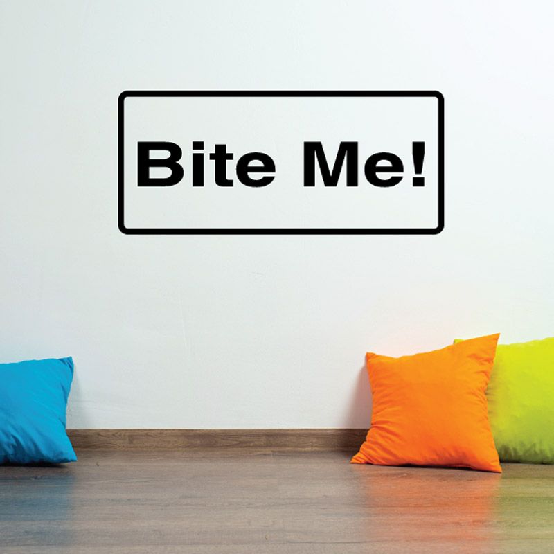 Image of Bite me Decal