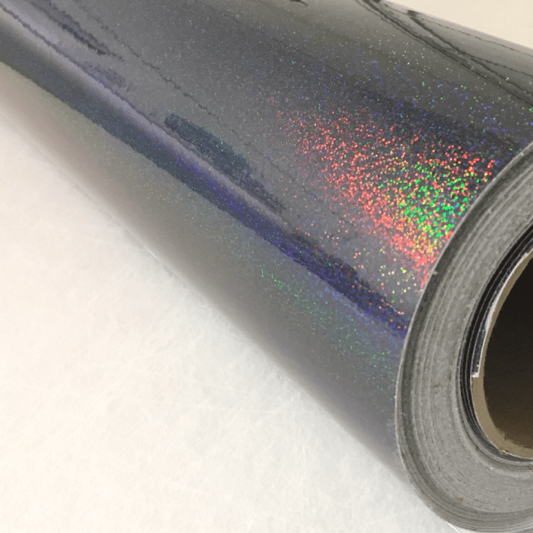 Image of Black Glitter Chrome Vinyl