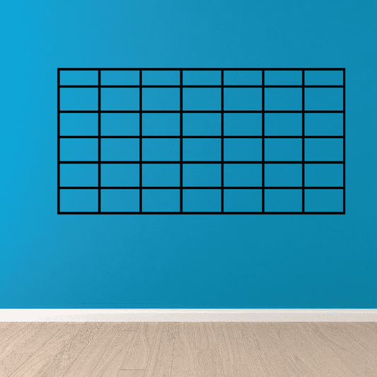 Image of Blank Calendar Wall Decal