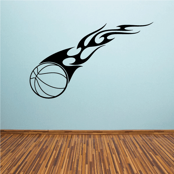 Image of Blazing Trail Basketball Decal