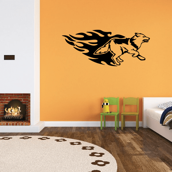 Image of Blazing Trail Timber Wolf Decal