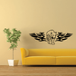 Cougar wing decal with black roaring cougar graphic