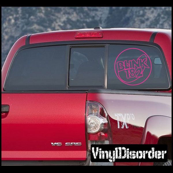 Image of Blink 182 Circle Decal