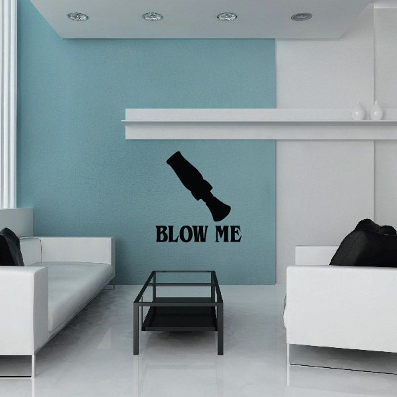 Image of Blow me Wall Decal - Vinyl Decal - Car Decal - DC0089