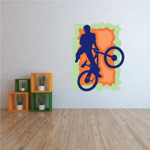 Image of BMX Bike 180 Tailwhip Sticker