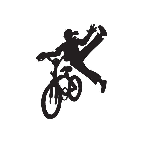 Image of BMX Bike Wall Decal - Vinyl Decal - Car Decal - DC 023