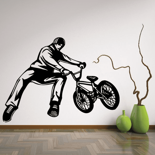 Image of BMX Wall Decal - Vinyl Decal - Car Decal - CDS001