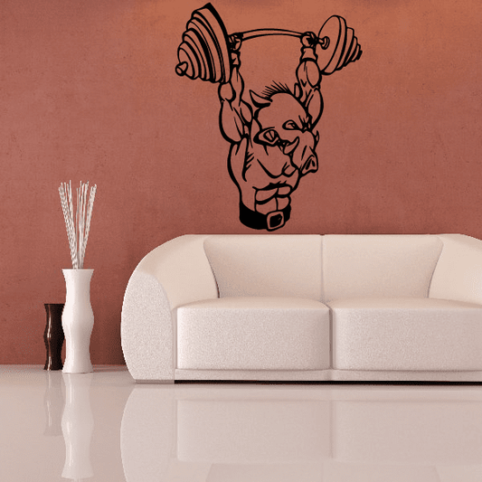 Image of Boar Bodybuilder Decal