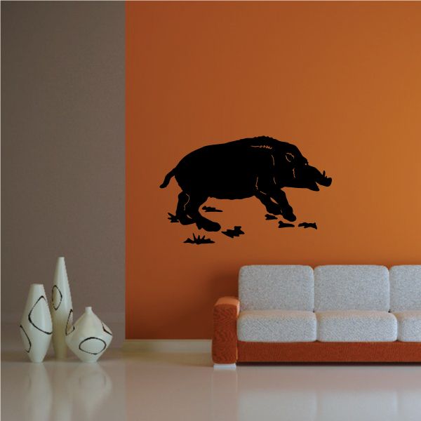 Image of Boar Walking Decal