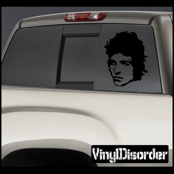 Image of Bob Dylan Head Decal