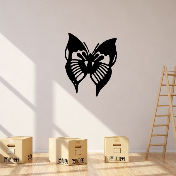 Image of Bold Bodied In Flight Butterfly Decal