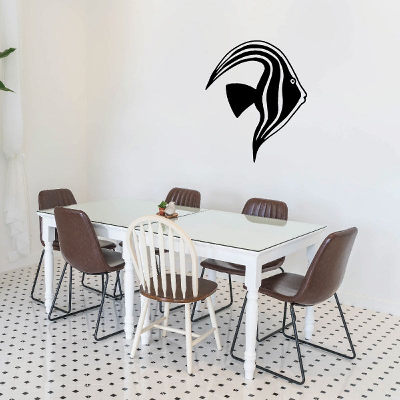 Image of Bold Stripe Angel Fish Decal