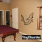 Black shark turning wall decal with arched fins and VingDiderorder