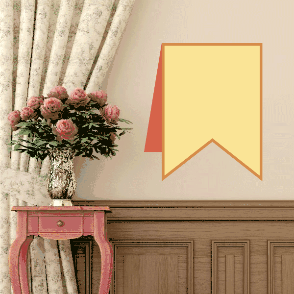 Image of Bookmark Wall Decal - Vinyl Decal - Car Decal - Idcolor006