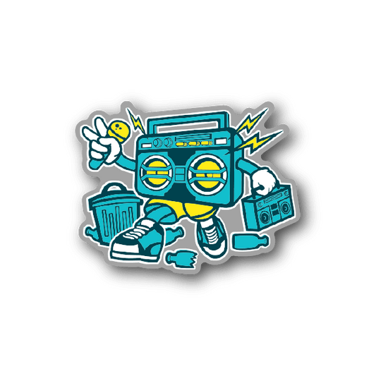 Image of Boombox Sticker