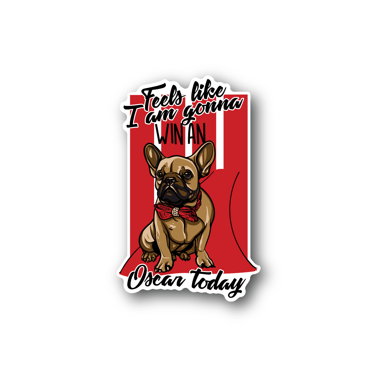 Image of Boston Terrier Oscar Sticker