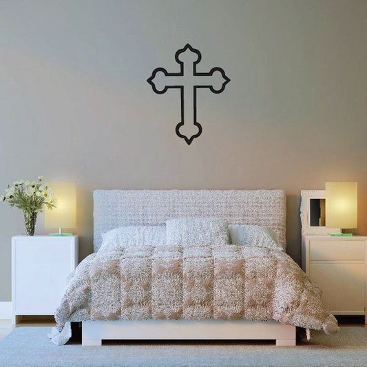 Image of Bottonee Cross Outline Decal