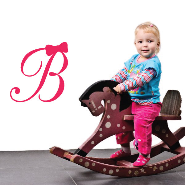 Image of Bow Monogram Decal