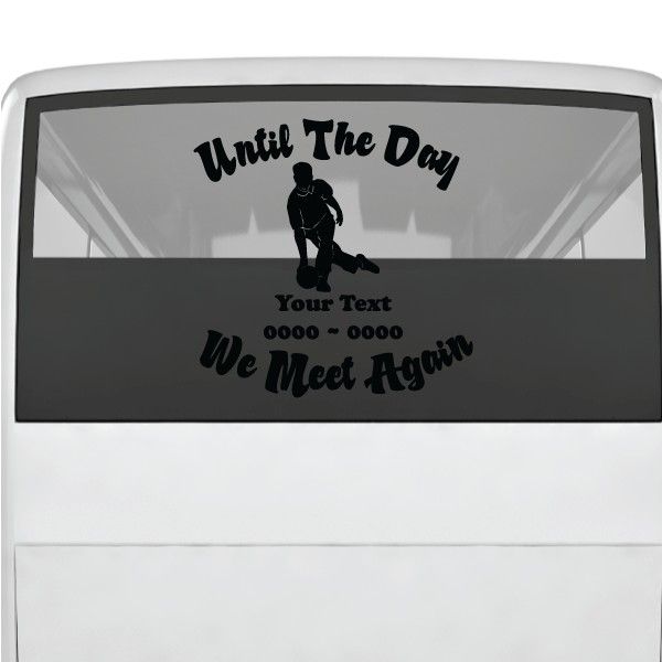 Image of Bowling Custom In Loving Memory Decal