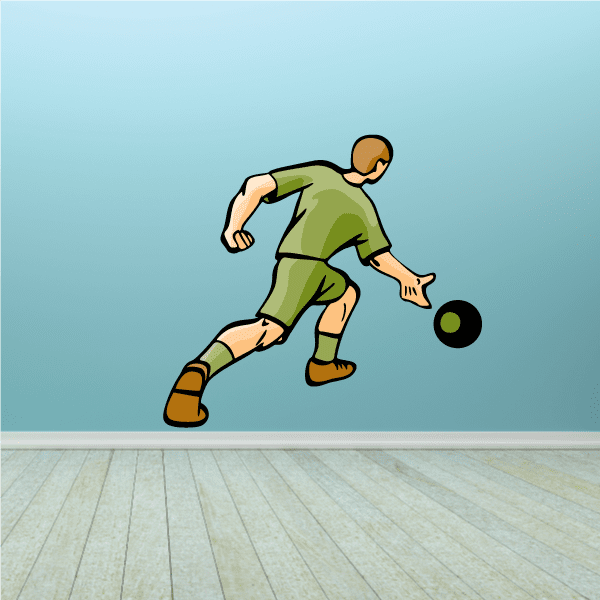 Image of Perspective Behind Bowling Ball Throw Decal