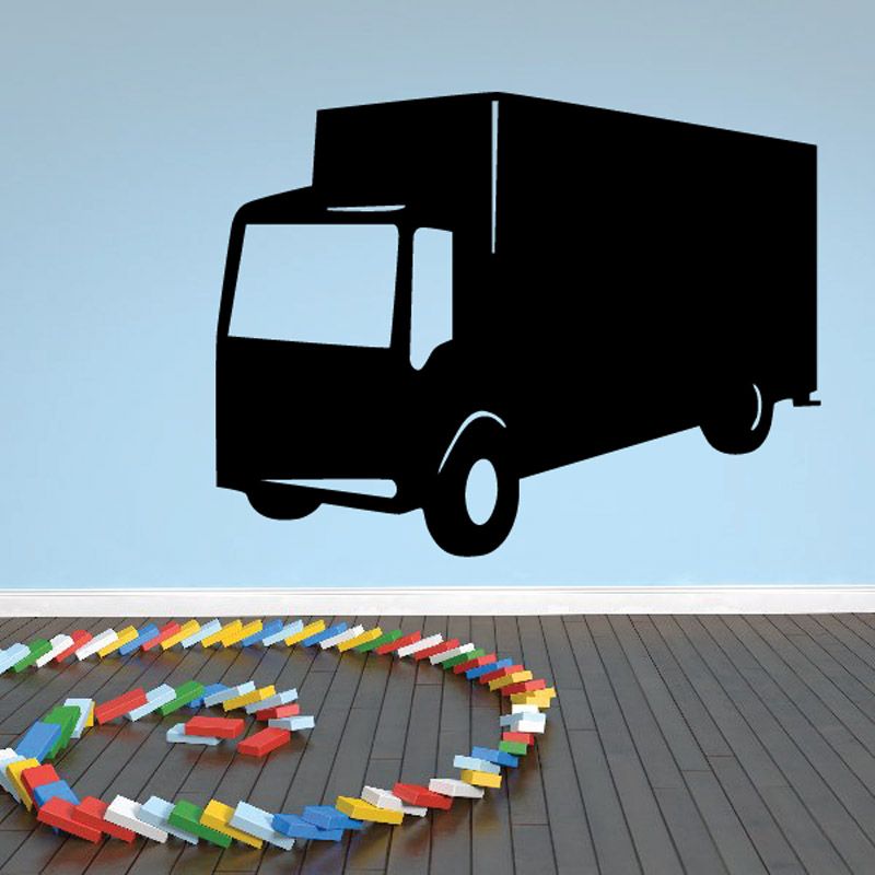 Image of Box Truck Wall Decal - Vinyl Decal - Car Decal - DC089