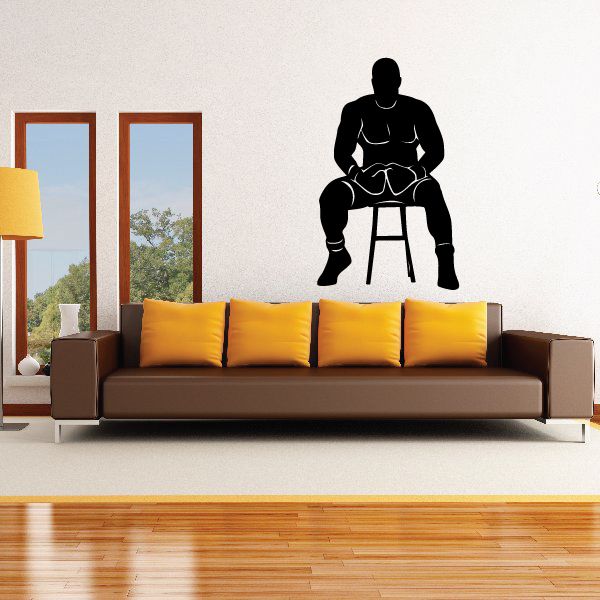 Image of Boxer in Corner Decal